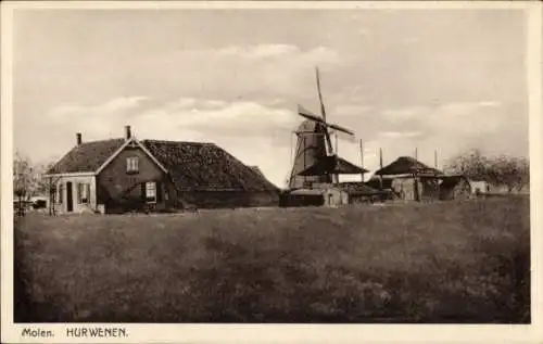 Ak Hurwenen Maasdriel Gelderland, Mill