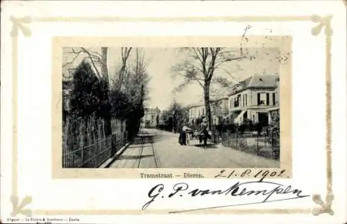 Passepartout Ak Dieren Gelderland, Tramstraat