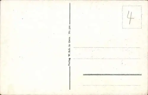 Ak Gera in Thüringen, Schloss Osterstein, Fürst Heinrich XXVII. Reuß jüngere Linie