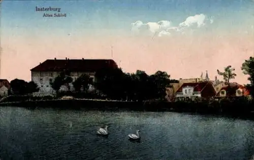 Ak Tschernjachowsk Insterburg Ostpreußen, Altes Schloss