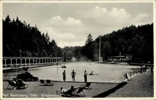 Ak Rastenberg in Thüringen, Schwimmbad