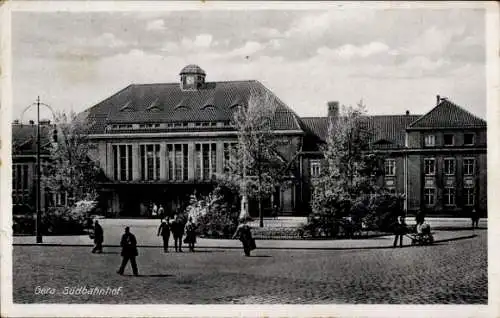 Ak Gera in Thüringen, Südbahnhof