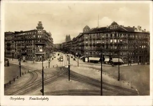 Ak Magdeburg an der Elbe, Hasselbachplatz