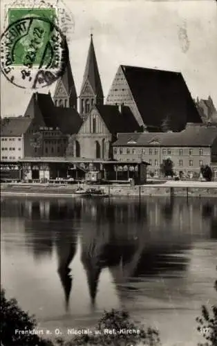 Ak Frankfurt an der Oder, Nicolaikirche, Reformierte Kirche