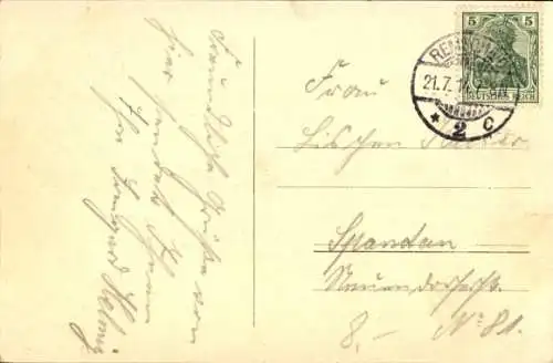 Ak Remscheid im Bergischen Land, Strandbad, Freibad