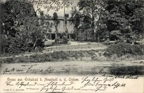 Ak Ostseebad Pelzerhaken Neustadt in Holstein, Erikabad
