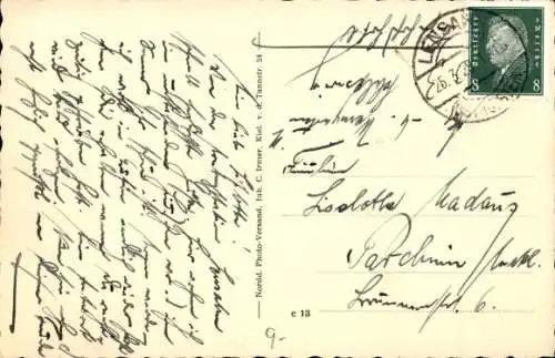 Ak Lensahn in Holstein, Haus Köhler, Treppe