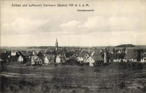 Ak Bad Dürrheim im Schwarzwald, Gesamtansicht