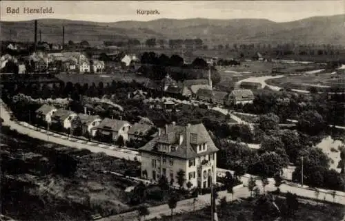 Ak Bad Hersfeld Hessen, Kurpark, Panorama