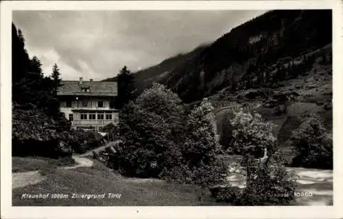 Ak Brandberg Tirol Österreich, Zillergrund, Klaushof