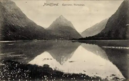 Ak Norwegen, Nordfjord, Eggenipen, Vaatedalen