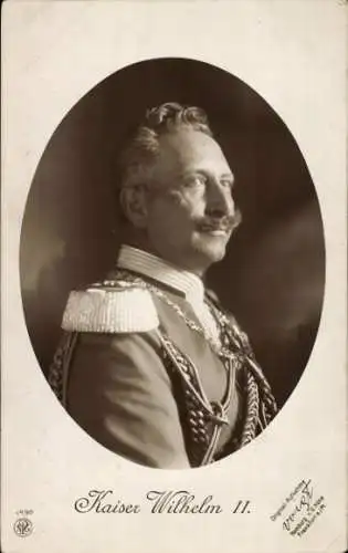 Ak Kaiser Wilhelm II., Portrait in Uniform