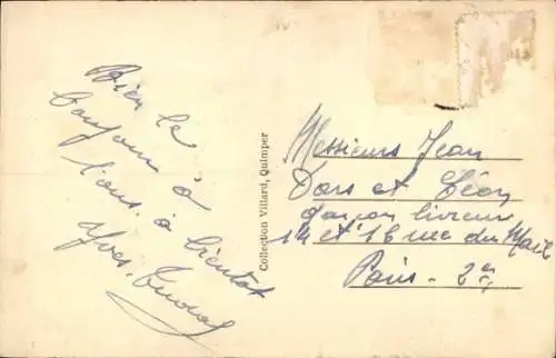 Ak Chez le Quemener, Toiletten-Anprobe