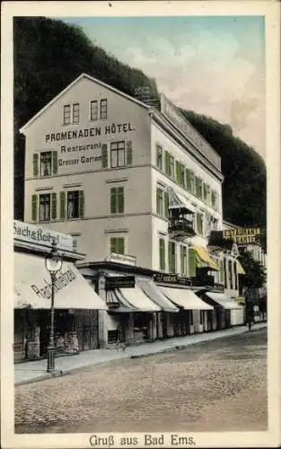 Ak Bad Ems an der Lahn, Promenadenhotel, Restaurant