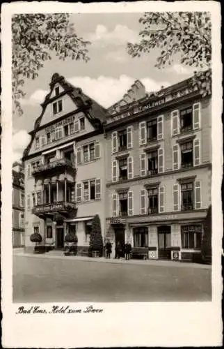 Ak Bad Ems, Hotel zum Löwen, Hch. Linkenbach Söhne, Restaurant