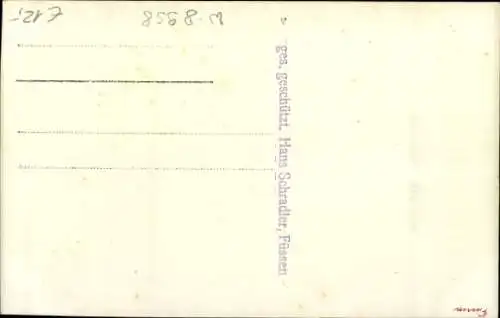 Foto Ak Füssen, Blick in eine Straße, Häuser