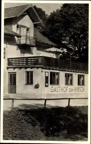 Foto Ak Weißensee Füssen im Ostallgäu, Gasthof zum Hirsch