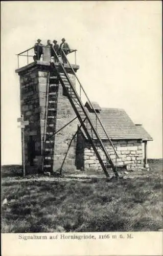 Ak Seebach in Baden Schwarzwald, Hornisgrinde, Signalturm