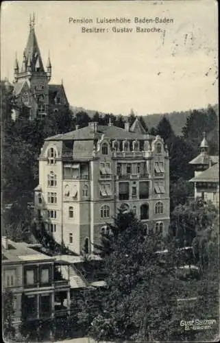 Ak Baden Baden am Schwarzwald, Pension Luisenhöhe