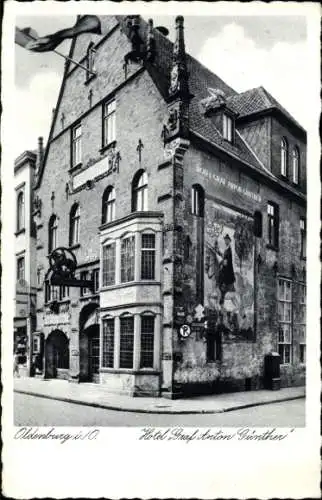 Ak Oldenburg im Großherzogtum Oldenburg, Hotel Graf Anton Günther