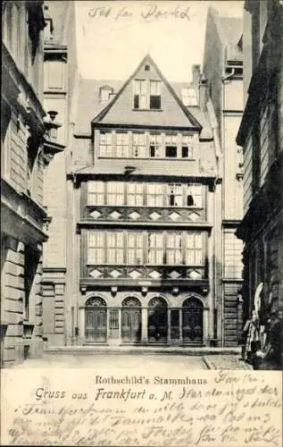 Ak Frankfurt am Main, Rothschilds Stammhaus