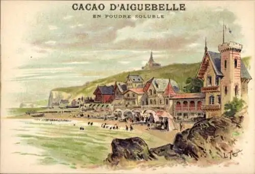 Künstler Litho Reklame, Cacao d'Aiguebelle, Peres Trappistes