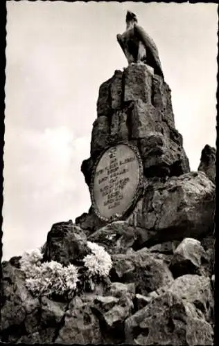 Ak Schönes Deutschland, Die Rhön, Fliegerdenkmal, Wasserkuppe