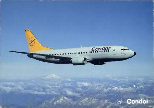 Ak Deutsches Passagierflugzeug, Condor, Boeing 737-300