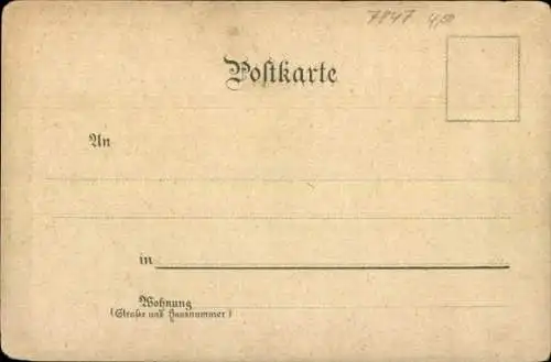 Litho Badenweiler im Breisgau Hochschwarzwald, Hotel und Pension Saupe