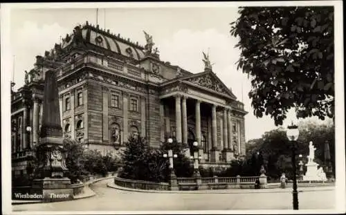 Ak Wiesbaden in Hessen, Theater