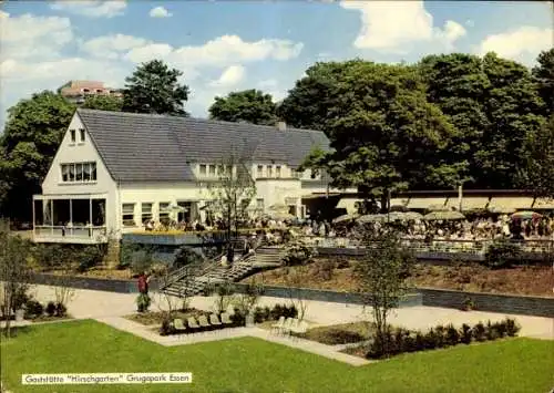 Ak Essen im Ruhrgebiet, Grugapark, Gaststätte Hirschgarten