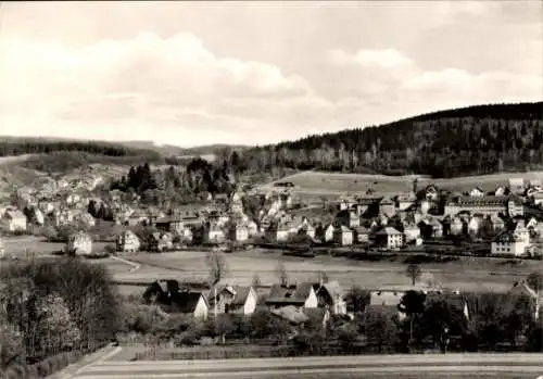 Ak Bad Liebenstein im Thüringer Wald, Panorama von der Heinrichshöhe gesehen