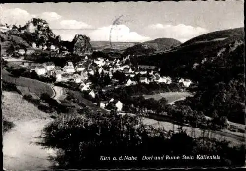 Ak Kirn an der Nahe, Dorf und Ruine Stein Kallenfels