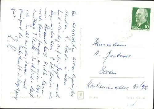 Ak Ostseebad Kölpinsee auf Usedom, Strand, Ferienheim