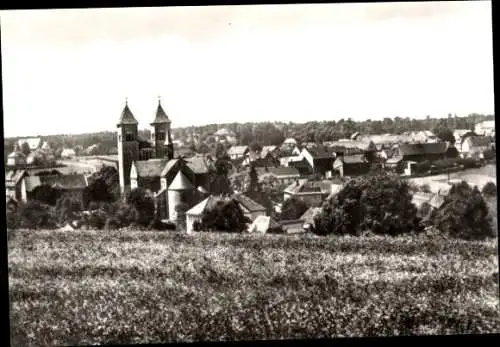 Ak Bad Klosterlausnitz in Thüringen, Gesamtansicht, Kirche