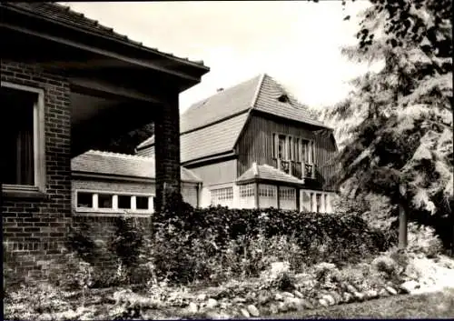 Ak Kloster Insel Hiddensee in der Ostsee, Gerhart-Hauptmann-Gedächtnisstätte, Haus Seedorn