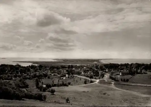 Ak Kloster Insel Hiddensee in der Ostsee, Inselblick