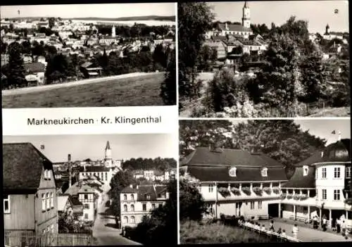 Ak Markneukirchen im Vogtland, Teilansichten, Trobitzschen, Musikinstrumenten-Museum