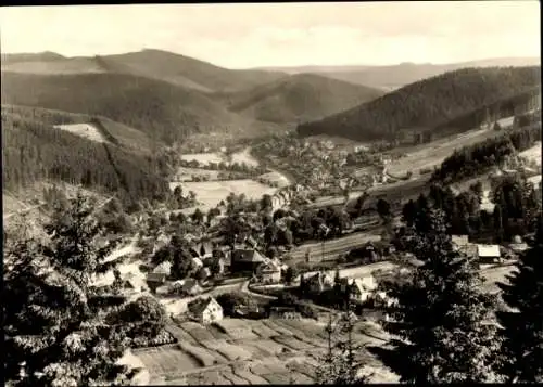 Ak Manebach Ilmenau in Thüringen, Panorama