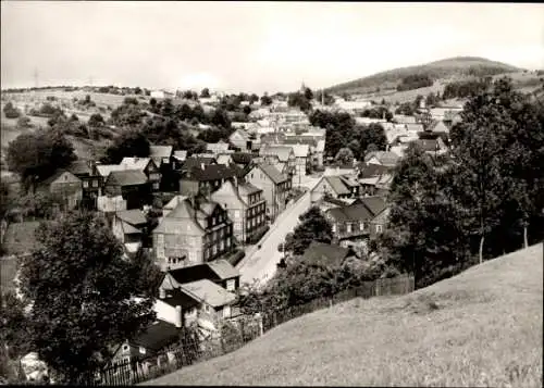 Ak Meuselbach Schwarzmühle Schwarzatal in Thüringen, Gesamtansicht