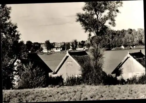 Ak Mirow Mecklenburgische Seenplatte, Sommerhäuser am Mirowsee