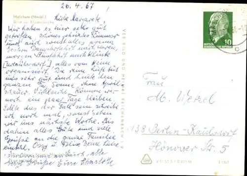 Ak Malchow in Mecklenburg, Klosterkirche