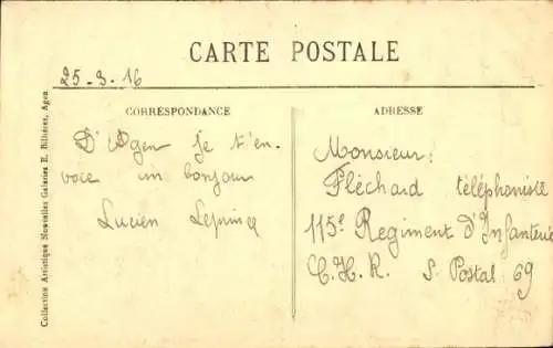 Ak Agen Lot et Garonne, La Garonne, Les Quais