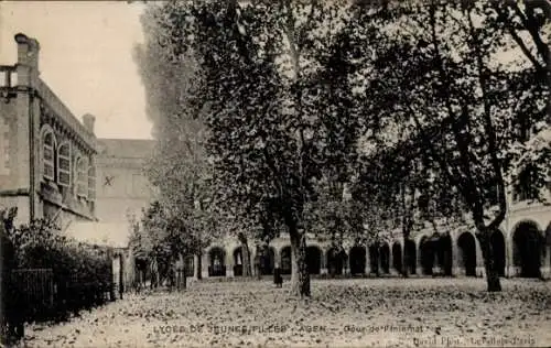 Ak Agen Lot et Garonne, Cour de l'Internat