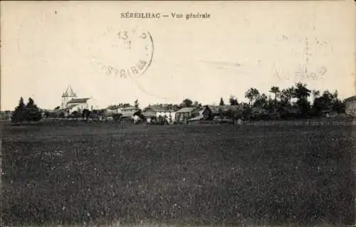 Ak Sereilhac Haute-Vienne, vue generale