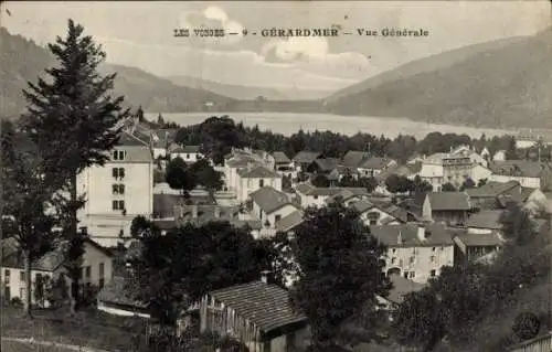 Ak Gérardmer Lothringen Vosges, vue generale