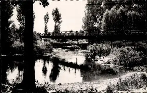 Ak La Tricherie Vienne, Pont sur le Clain