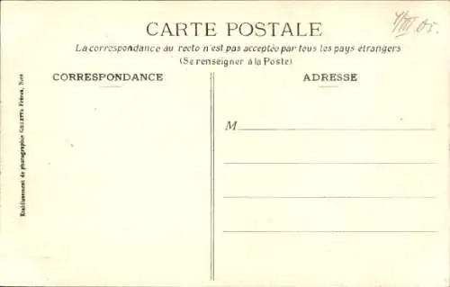 Ak Monte-Carlo Monaco, Blick zwischen den Pinien