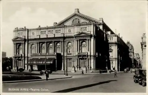 Ak Buenos Aires Argentinien, Teatro Colon