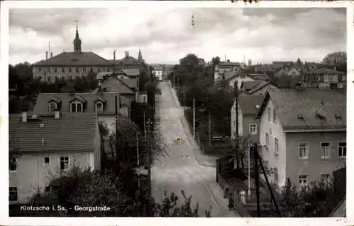 Ak Dresden Klotzsche, Georgstraße